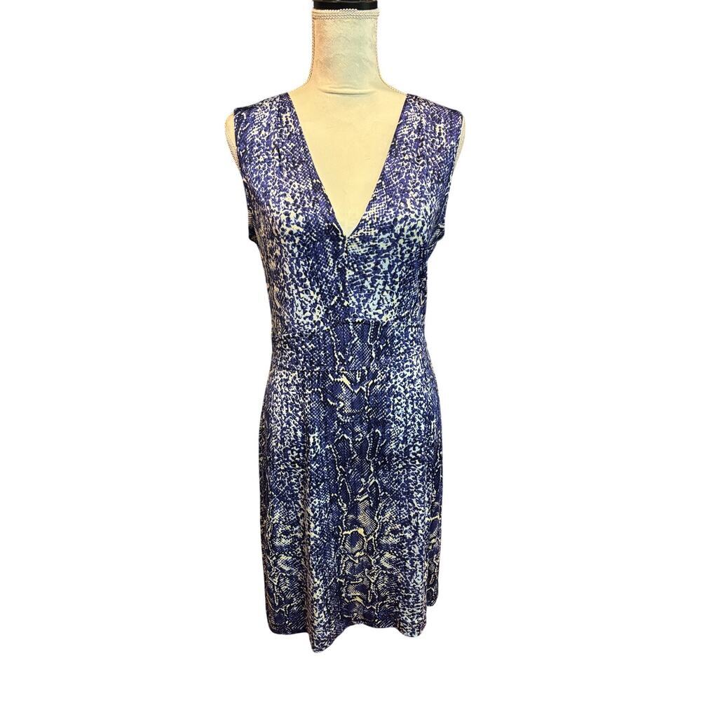 Tory Burch Silk Snakeskin Print Dress Size M